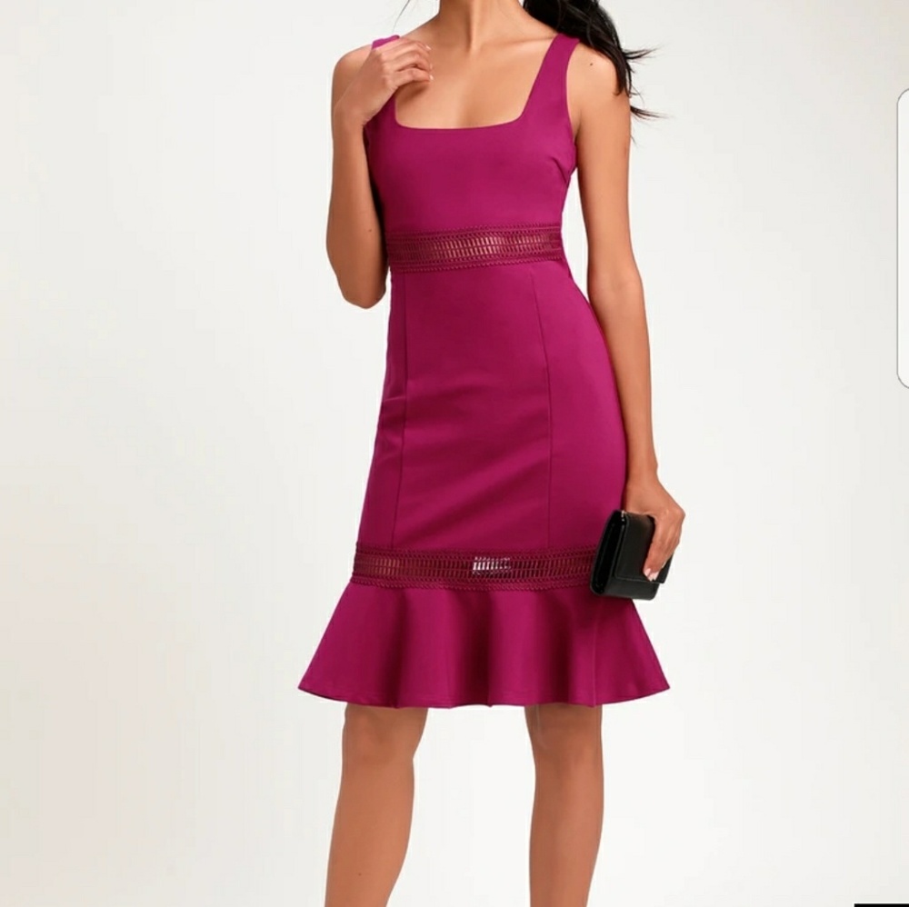 Crochet Midi Dress by Lulu's